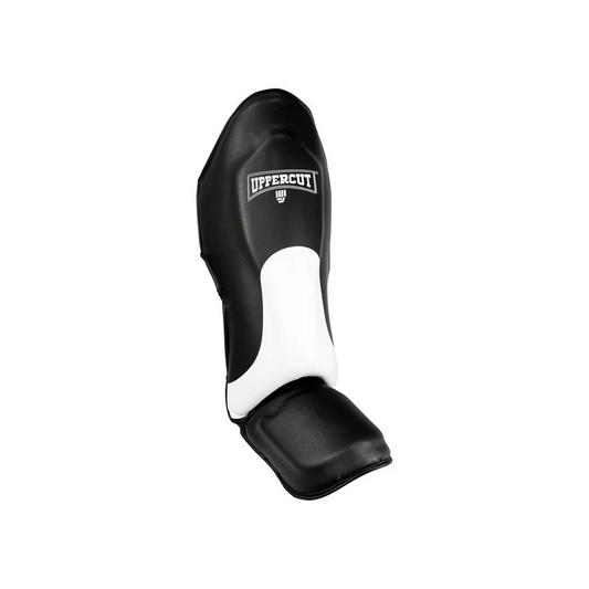 Canilleras De Box Para Entrenamiento Uppercut Blanco con negro M