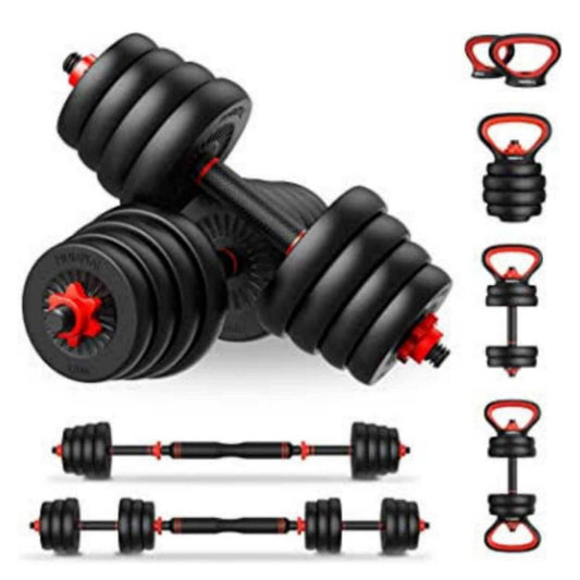 Set de Pesas 30 KG Multifuncional Convertible