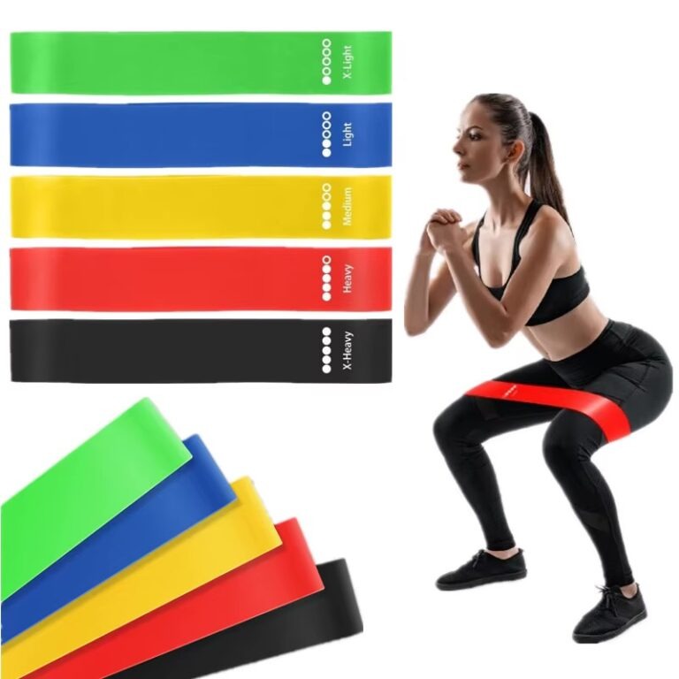 Pack Fitness Mat de Yoga 6mm + 5 bandas de latex cerradas