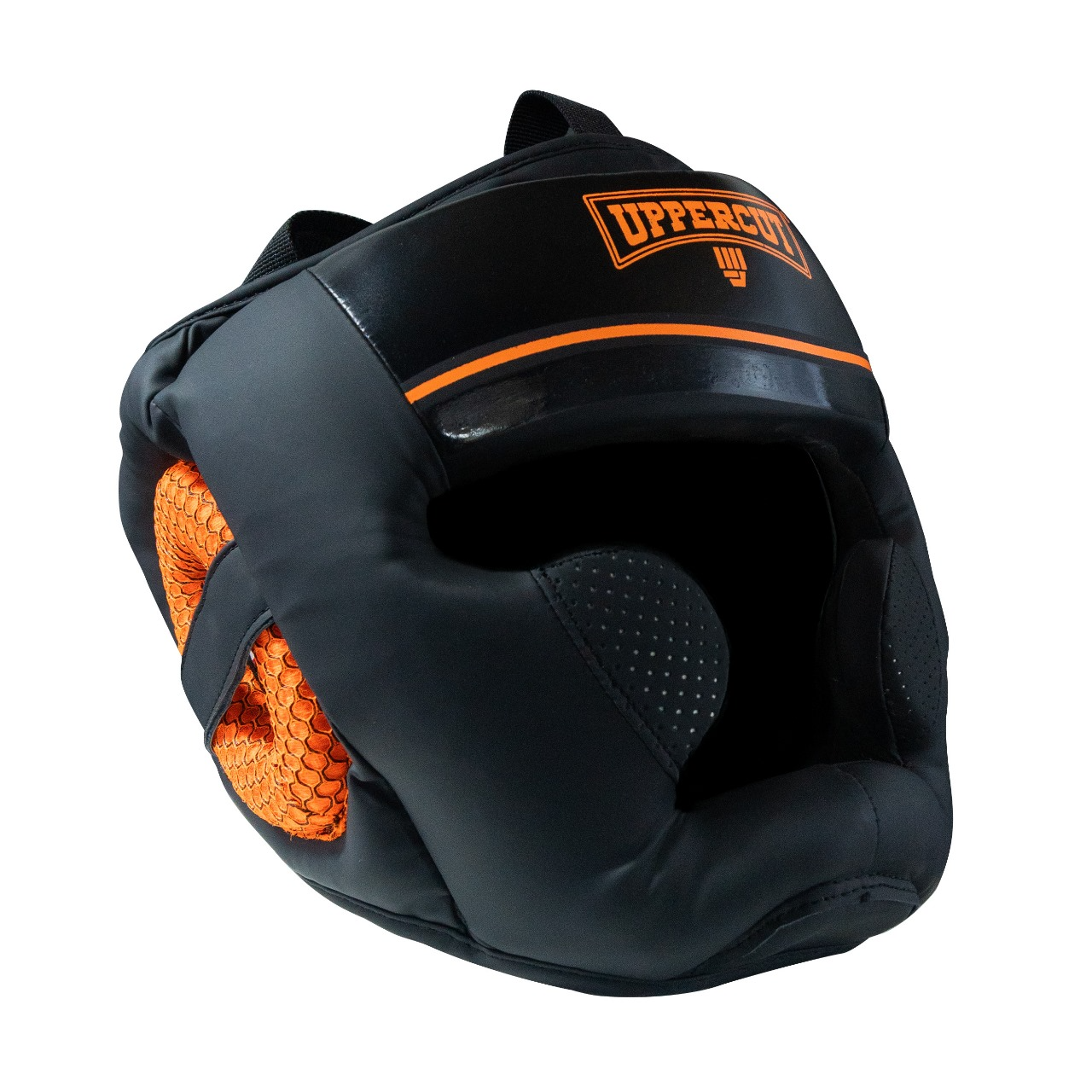 PROTECTOR DE CABEZA PARA BOX UPPERCUTT NARANJA SM