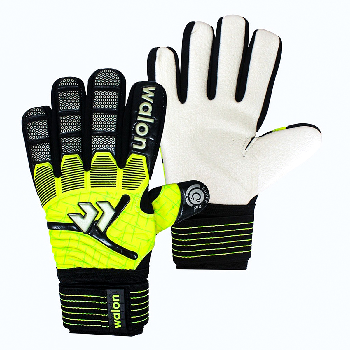 GUANTES DE ARQUERO ADULT AMARILLO NEON N8