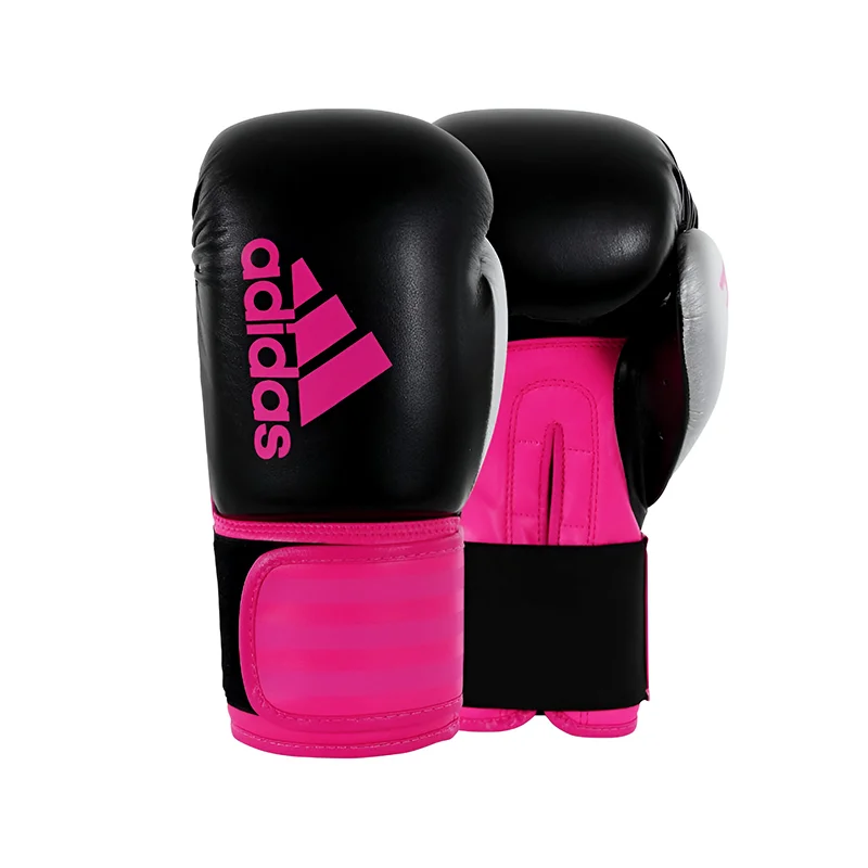 GUANTES BOXEO HYBRID 100 DYNAMIC FIT BLACK/PINK 10OZ