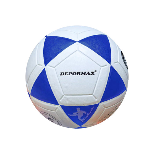 PELOTA DE FÚTBOL DEPORMAX ESTRELLA BLANCO - AZUL N4