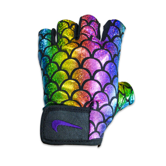 GUANTES MEDIO DEDO FITNESS ARCOIRIS