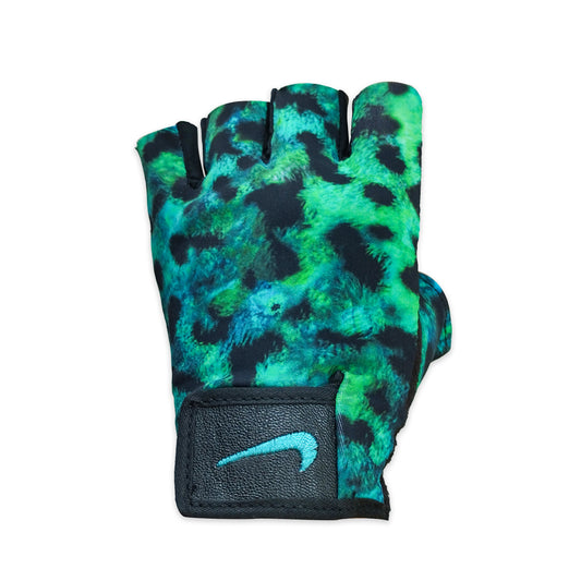 GUANTES MEDIO DEDO FITNESS VERDE