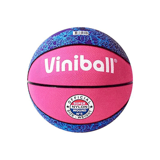 PELOTA DE BASKET VINIBALL ROSADA N5