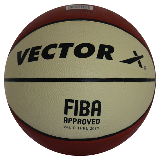 PELOTA PARA BASKET DE GOMA VECTOR FIBA APROV #7