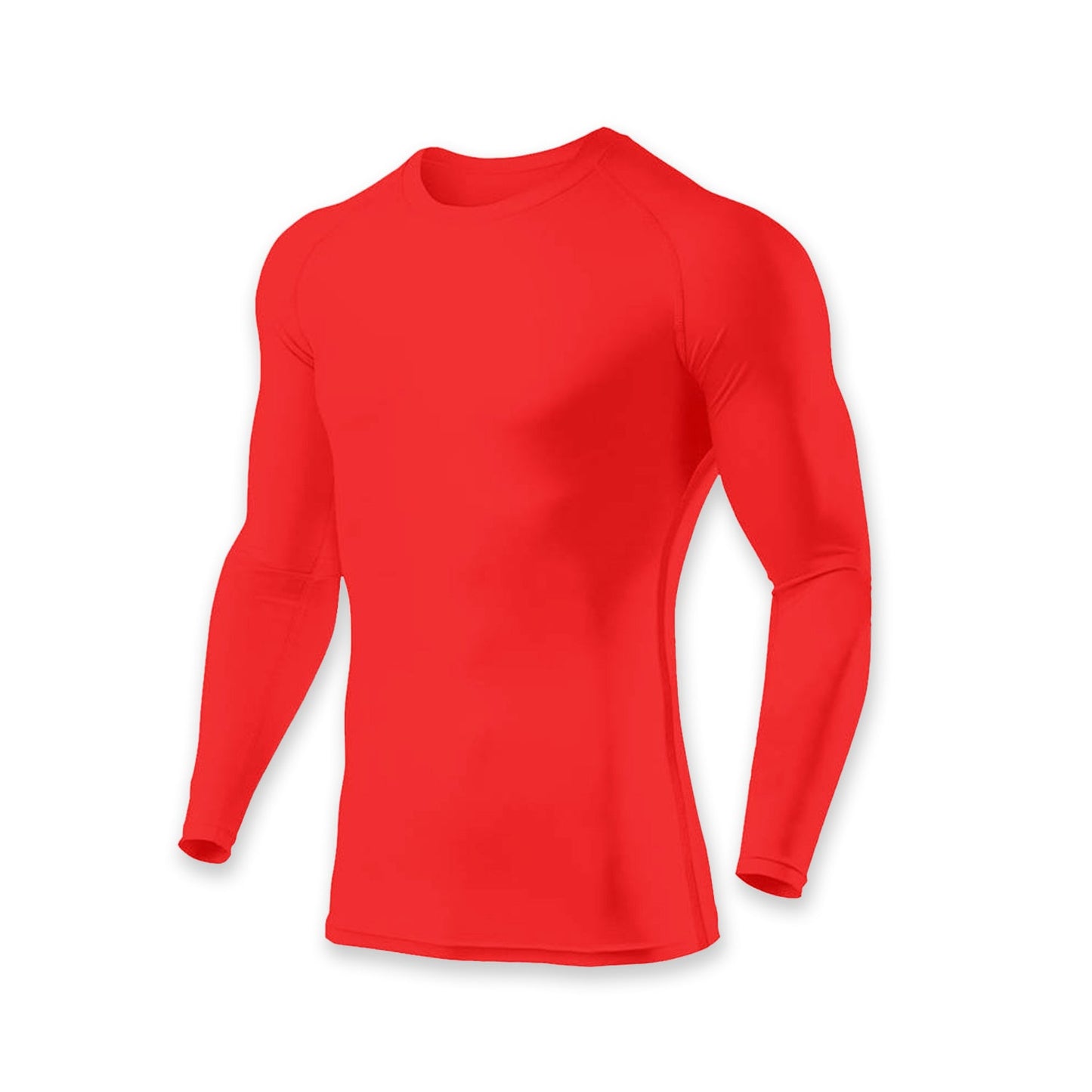 Polo Licra Manga Larga Rojo